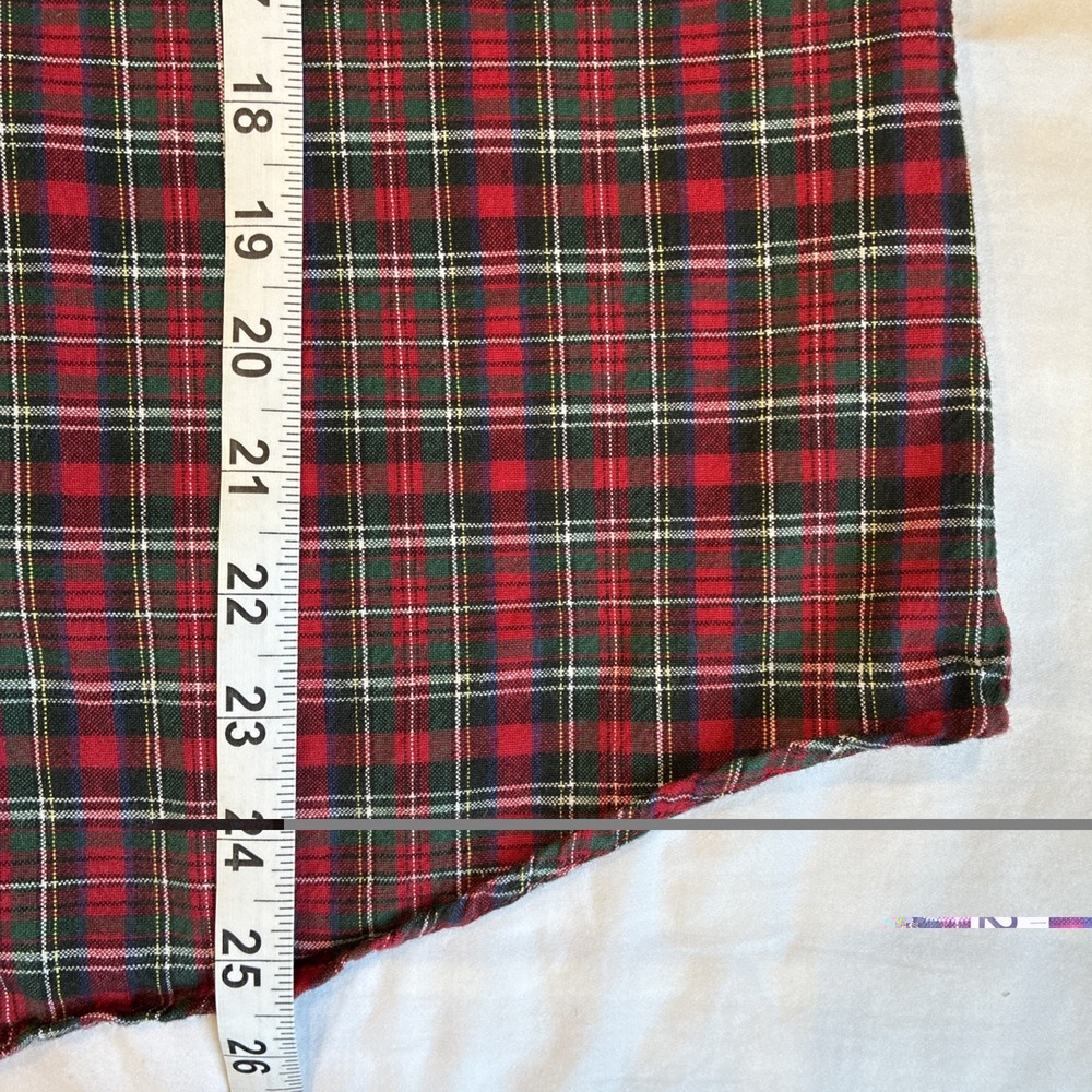 Cabin Creek Button Up Shirt Women's Small School Teacher Core Embroidered Plaid - Picture 4 of 11